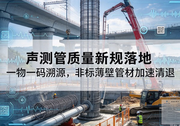 牧野声测管质量新规落地，一物一码溯源，非标薄壁管材加速清退